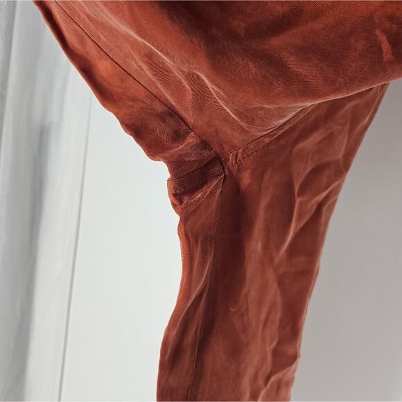 Peruvian Connection Orange High Waist Wide Leg Pants 4 - Picture 9 of 11